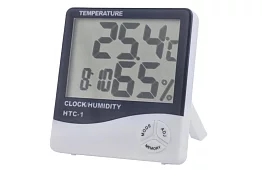 Digitální hodiny vlhkoměrem a teploměrem