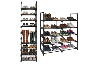 Předsínový regál 174x45x30 cm – botník 10 polic