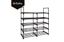 Předsínový regál 174x45x30 cm – botník 10 polic