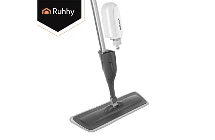 Plochý mop s rozprašovačem Ruhhy 300 ml + 3 utěrky