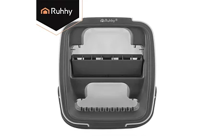 Praktický plochý mop + kbelík 8,5 litrů – dvoukomorový s příslušenstvím