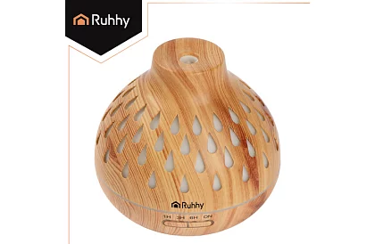 Aroma difuzér Puri – zvlhčovač vzduchu 400 ml s LED podsvícením