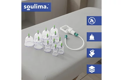 Sada čínských baněk na baňkování bez ohně – 12 kusů