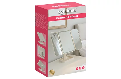 Zvětšovací kosmetické zrcátko s LED osvětlením