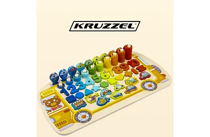 Dřevěné hádanky pro děti – třídič tvarů