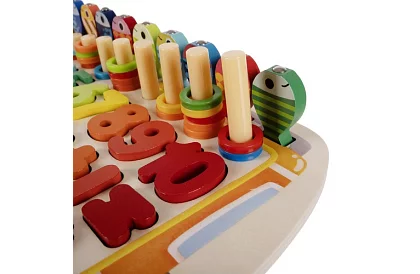 Dřevěné hádanky pro děti – třídič tvarů