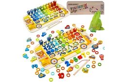 Dřevěné hádanky pro děti – třídič tvarů