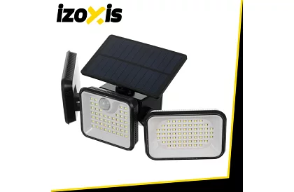 Solární lampa 180 LED se soumrakovým a pohybovým senzorem