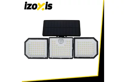 Solární lampa 167 LED, 500 lm s dálkovým ovládáním
