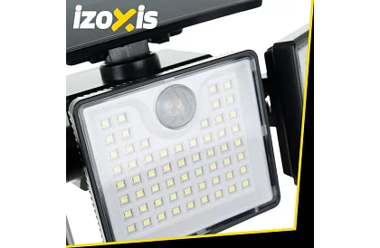 Solární lampa 167 LED, 500 lm s dálkovým ovládáním