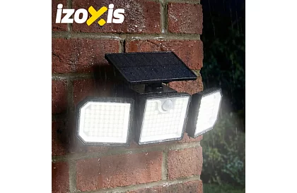 Solární lampa 167 LED, 500 lm s dálkovým ovládáním