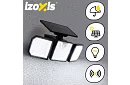 Solární lampa 167 LED, 500 lm s dálkovým ovládáním
