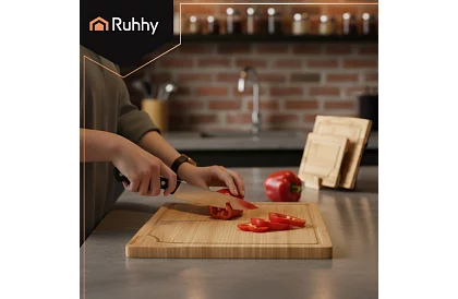 Sada bambusových prkének se stojánkem