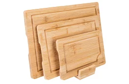 Sada bambusových prkének se stojánkem