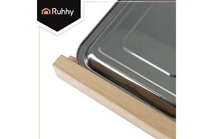 Bambusové prkénko s výsuvnými nádobami