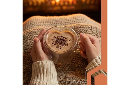 Hrníček srdce 240 ml - termální sklo