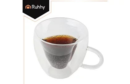 Hrníček srdce 240 ml - termální sklo