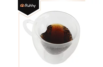 Hrníček srdce 240 ml - termální sklo