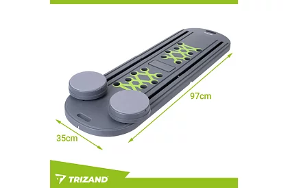 Multifunkční deska s úchyty pro cvičení pilates a jógy