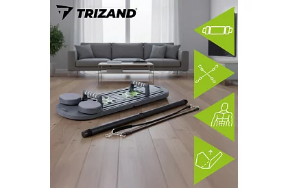 Multifunkční deska s úchyty pro cvičení pilates a jógy