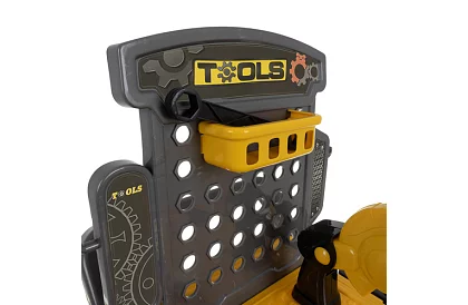 Dětská dílna 3v1, vozík s nářadím - 59 dílů