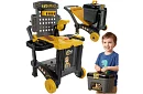 Dětská dílna 3v1, vozík s nářadím - 59 dílů