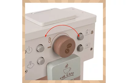 Dřevěný kávovar s příslušenstvím