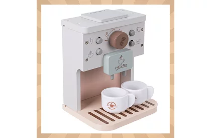 Dřevěný kávovar s příslušenstvím