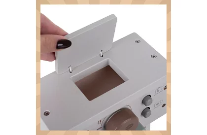 Dřevěný kávovar s příslušenstvím