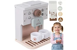 Dřevěný kávovar s příslušenstvím