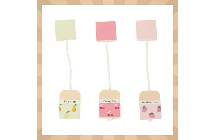 Dřevěná čajová souprava - velký čajový servis