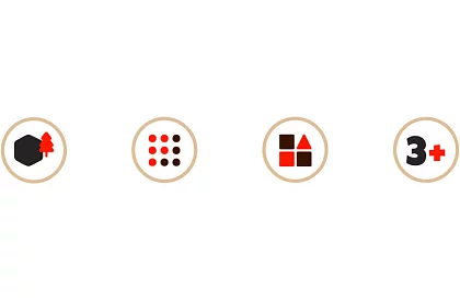 Dřevěná čajová souprava - velký čajový servis