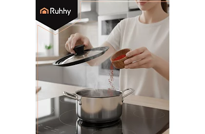 Silikonové víčko 3 v 1 18/20/22 cm Ruhhy 25563