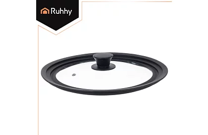 Univerzální silikonovo-skleněná poklice 3 v 1 - průměr 24/26/28 cm