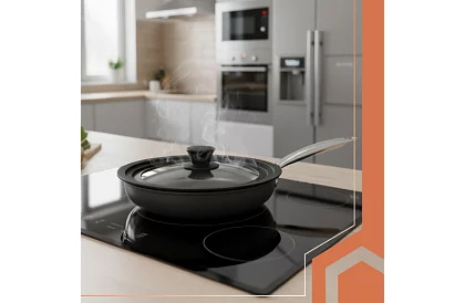 Univerzální silikonovo-skleněná poklice 3 v 1 - průměr 24/26/28 cm