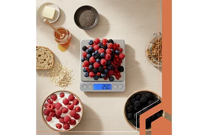 Přesná LCD váha 0,1g - 2000g + 2 miskami