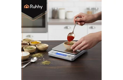 Přesná LCD váha 0,1g - 2000g + 2 miskami