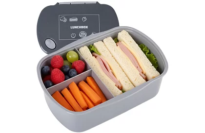 Obědový box šedý 800 ml – svačinový box