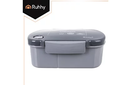 Obědový box šedý 800 ml – svačinový box