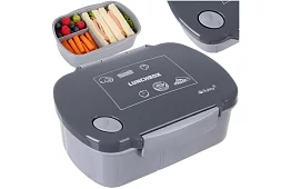 Obědový box šedý 800 ml – svačinový box