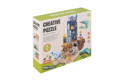 Šroubovací 3D stavebnice vesmír - 161 dílů v sadě