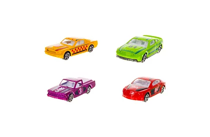 Sada kovových autíček  1:64 – 16 kusů