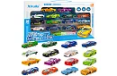 Sada kovových autíček  1:64 – 16 kusů