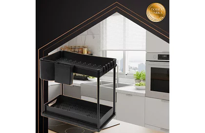 Organizér pod dřez – černý