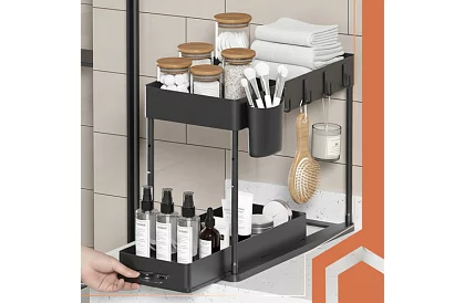 Organizér pod dřez – černý