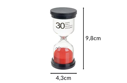 Sada přesýpacích hodin 6 kusů - 1-30 minut