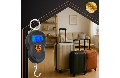 Zavazadlová váha s háčkem – do 50 kg