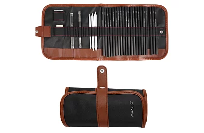 Profesionální sada na skicování v pouzdře