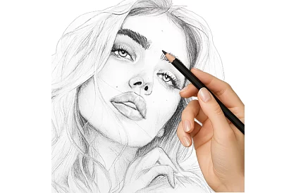 Profesionální sada na skicování v pouzdře