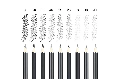 Profesionální sada na skicování v pouzdře